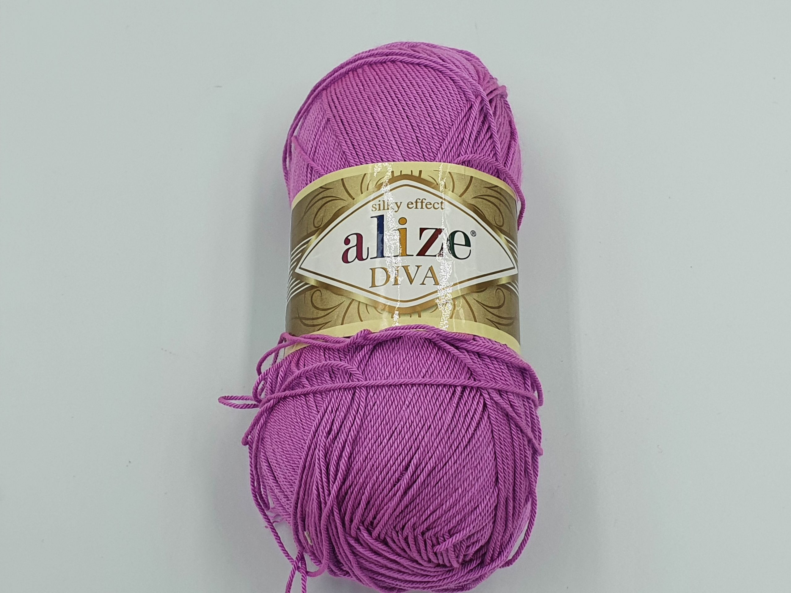 feasible Automatic large Fir textil pentru tricotat sau crosetat, Alize Diva, 100g, cod culoare 378  - LaMercerie.ro