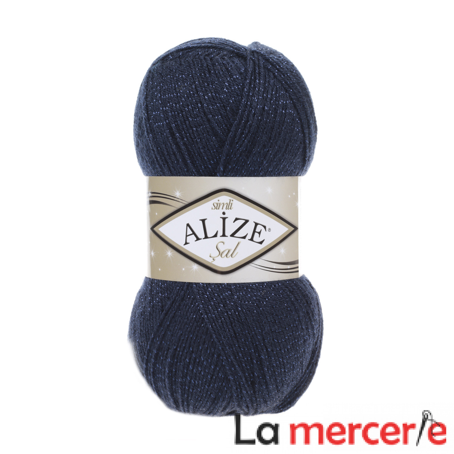 10900058.jpg Fir textil pentru crosetat si tricotat, Alize Sal, cod culoare 58, Bleumarin - imagine 1