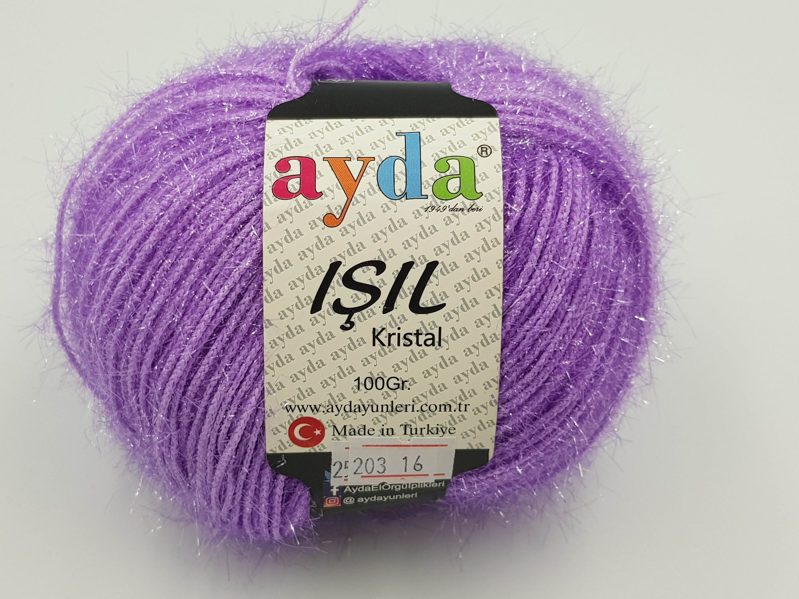 20200720_184404-2-scaled-1.jpg Fir textil de tricotat Ayda isil Kristal, 100g, 203 - imagine 1
