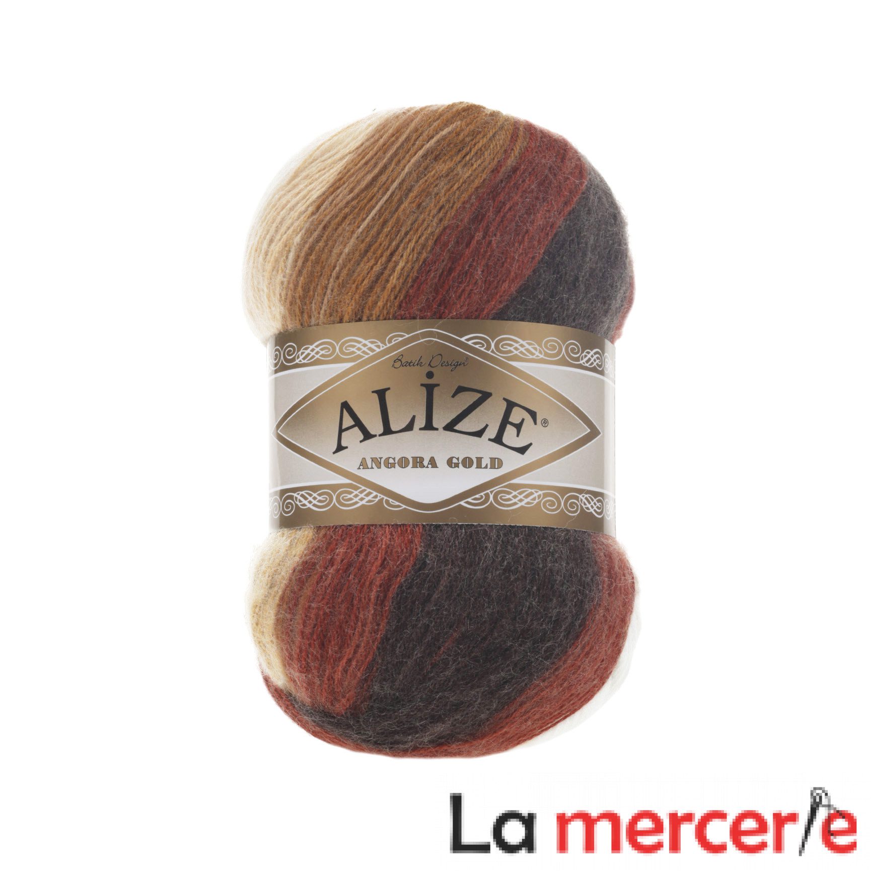 ANGORA-GOLD-BAT¦K_2626_1.jpg Fir tricotat/ crosetat, Angora Gold Batik, Mohair, 100g, 20% Lana, cod culoare 2626 - imagine 1
