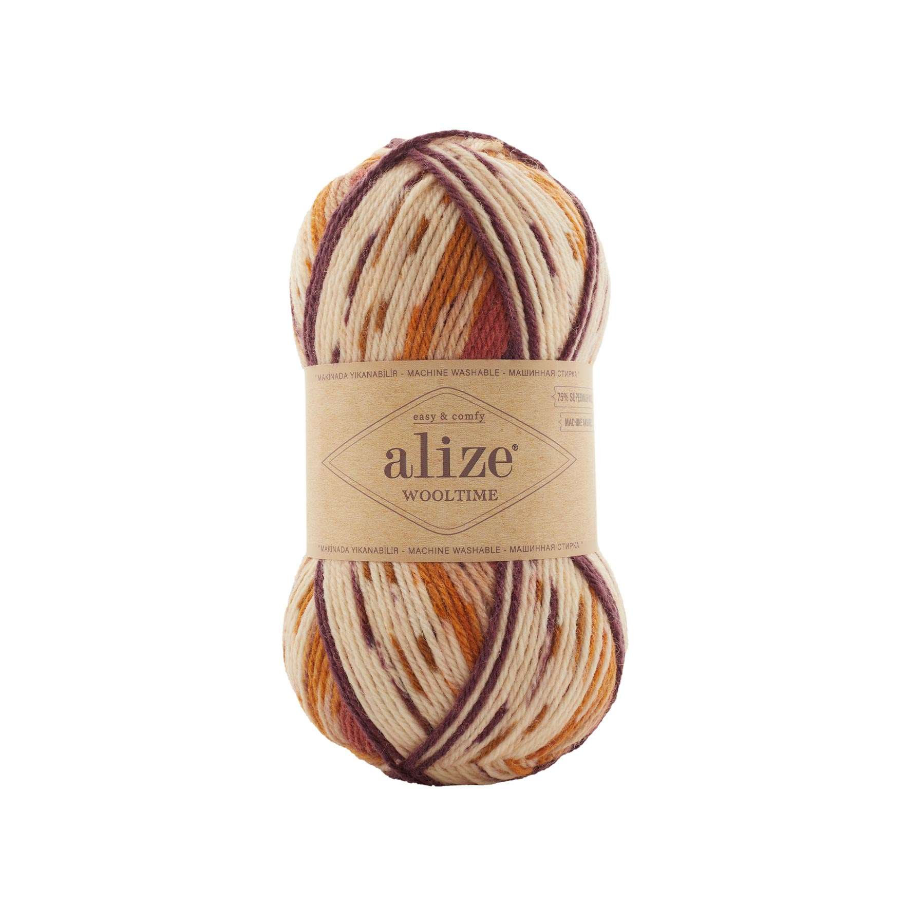 WOOLTIME-11022-1.jpg Fir tricotat, 75% lana SuperWash, Alize Wooltime, 100grame, cod 11023 - imagine 1