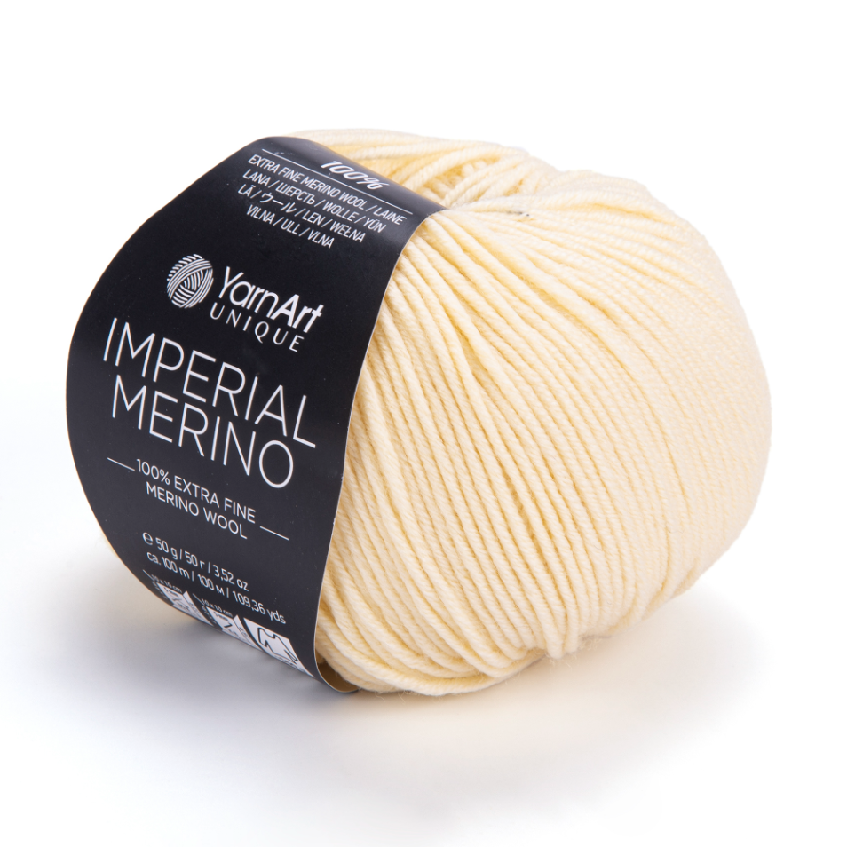 Imperial Merino 3304 Crem Fir textil Yarn Art Imperial Merino 3304 - imagine 1