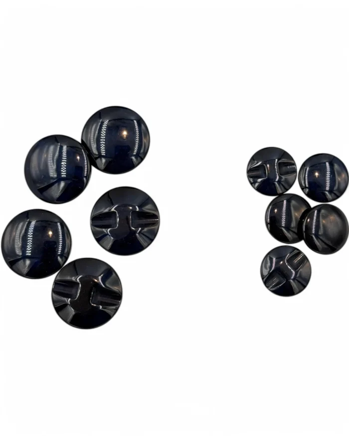 Nasturi-ocazie-prindere-cu-picior (11) Nasturi negri 15mm si 22mm - imagine 1