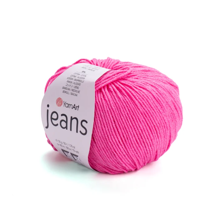 Fir de tricotat YarnArt Jeans, 50g, cod 42 - imagine 1