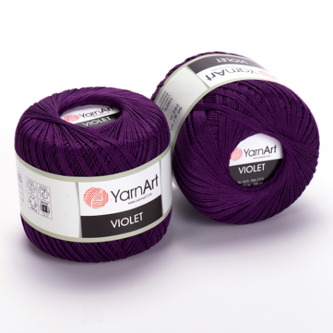 Fir bumbac YarnArt Violet 50g cod 5550 - LaMercerie.ro