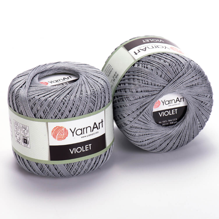 YARNART_VIOLET_5326 Fir bumbac YarnArt Violet 50g cod 5326 - imagine 1