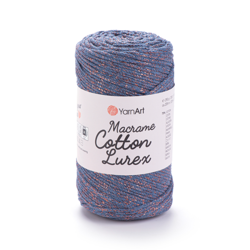 YARNART_MACRAME_COTTON_LUREX_731 Fir de crosetat Macrame