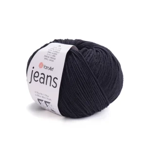 fir bumbac jeans negru